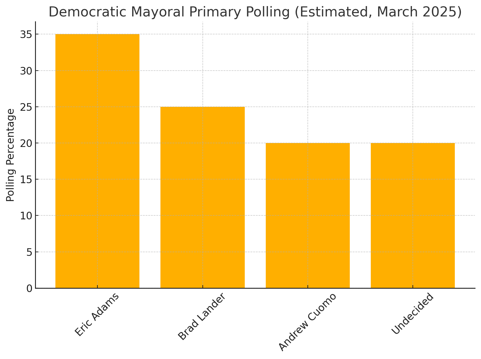 Democratic Mayoral Primary Polling Chart